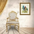 thumbnail image 3 of Tillmon, Avery 12x14 Gold Ornate Wood Framed with Double Matting Museum Art Print Titled - Birds of a Feather II, 3 of 4