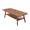 Walnut | 31.5"W, variant on Hassch 2-Tier Coffee Table, 31.5" Solid Wood Cocktail Table with Open Shelf, Center Table for Living Room, Easy Assembly, Oak
