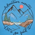 thumbnail image 3 of CafePress - Adventure Awaits Let'S Go Find It T Shirt - Women's Traditional Fit Dark T-Shirt, 3 of 4