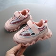 thumbnail image 4 of Fjofpr Shoes for Girls Clearance Sneakers for Girls Clearance Sneakers for Boys Light Up Toddler Girl Shoes Light Up Spring Children LED Light Up Girls Boys Sport Solid Baby Casual Luminous Shoes, 4 of 9