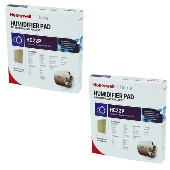 Honeywell HC22P HE220 Whole House Humidifier Pad 2 Pack