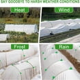 thumbnail image 6 of JingChun Garden Hoops Grow Tunnel, 6 Set Plant Support Garden Stakes with 1 set of Glove, a roll of tape and 6 clips, 6 of 7