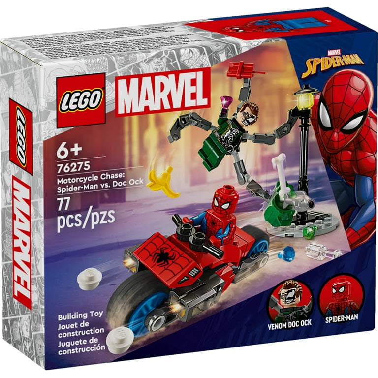 MARVEL - ダンゴウオ LEGO Marvel Motorcycle Chase: Spider-Man vs. Doc Ock