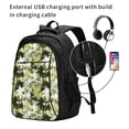 thumbnail image 2 of Wukai Hawaii Palms Travel Laptop Backpack: Business Water-Resistant Bag with USB Charging Port, Ideal College Backpack for Men & Women, 2 of 6