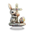 thumbnail image 1 of Binwennn Table Top Sculpture Daycare Ornament Easter Rabbit 2D Acrylic Decoration Spring Home Decoration For Festive, 1 of 8