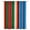 Multi, variant on Mexican Serape Sheer Curtains 45 Inches Long, Colorful Stripes Vertical Lines Abstract Light Filering Curtains, Breathable Simi Curtain Privacy Drapes for Kitchen Bathroom Small Window Treatment