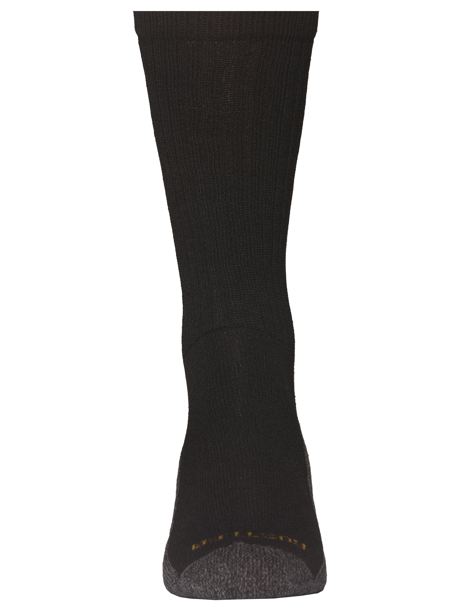 Rustler Men's Socks, Active Crew Socks for Men, 10-13, White/Grey Heather, 3-Pack