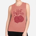 thumbnail image 2 of Knit Happens Women's Muscle Tank Small Desert Pink, 2 of 5
