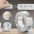 thumbnail image 3 of Ultra-Strong Double Sided Adhesive Nano Tape Transparent Reusable Waterproof Tapes Heat Resistance for Bathroom Home Decoration 16.4FT Traceless Magic Tape, 3 of 7