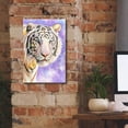 thumbnail image 5 of Epic Graffiti 'White Tiger' by Barbara Keith, Canvas Wall Art, 12"x18", 5 of 8