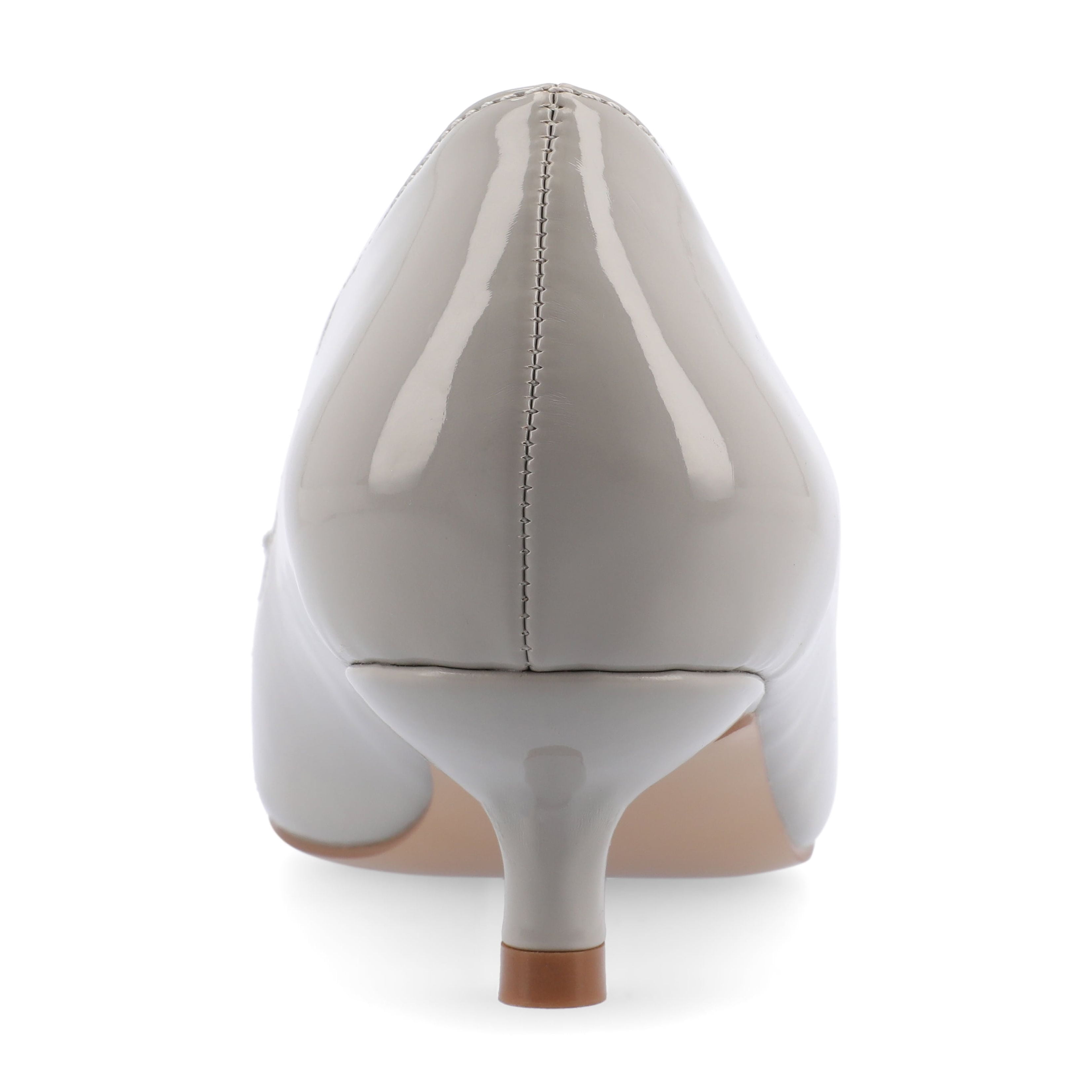 Journee Womens Lutana Pointed Toe Kitten Heel Pumps, Widths Available