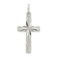 thumbnail image 4 of 925 Sterling Silver Cross Shaped Pendant, 4 of 5
