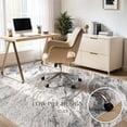 thumbnail image 4 of MICGEEK 5x7 Washable Area Rugs for Living Room, Modern Abstract Printed Rug, Vacuum-Friendly, Non Slip Indoor Rug for Bedroom Dining Room Home Decor Carpet, Gray/Brown, 4 of 10