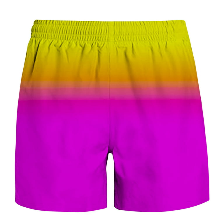 Men's Pink Nylon Drawstring Short - Sportswear For Men - Body Aware