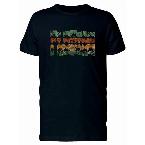 Florida Tropical Paradise Beach Tee Men's -Image by Shutterstock
