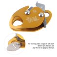 thumbnail image 3 of Climbing Stop Descender Rappelling,Self Braking Stop Descender for 11-12.5mm Rope, 3 of 8