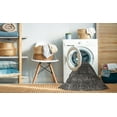 thumbnail image 2 of Ahgly Company Machine Washable Indoor Rectangle Contemporary Grey Gray Area Rugs, 2' x 4', 2 of 7
