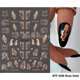 thumbnail image 1 of Pegatinas de corazón 3D para uñas, decoración del Día de San Valentín, estrellas bronceadoras doradas, Luna, deslizadores de uñas, calcomanías de mariposa para manicura, NTBTF-S Dengxun unisex, 1 of 2