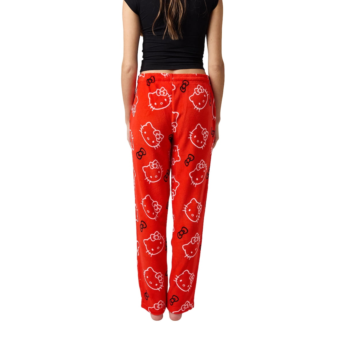 Hello Kitty Red Plush Women's Pajama Pant-XL