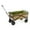 Khaki/Green, variant on Seina Heavy Duty Compact Folding 150lb Capacity Outdoor Utility Cart, Green