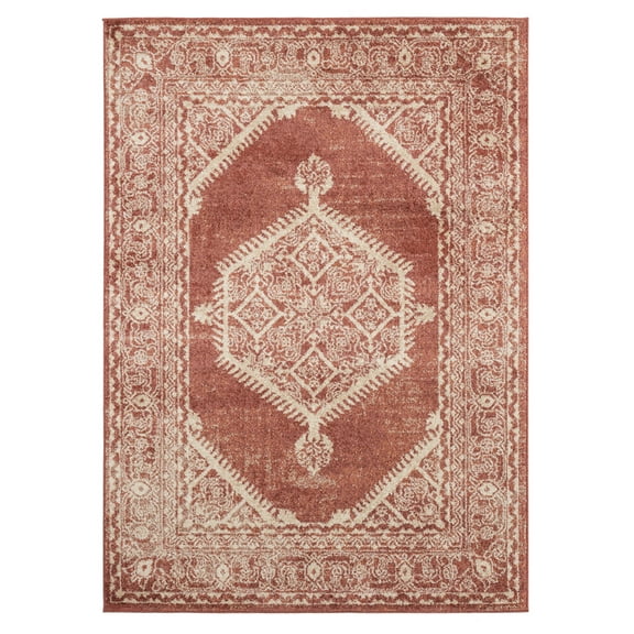 United Weavers Marrakesh Area Rug 3801 30333 Sultana Brick Ovals Ornate 5' 3" x 7' 2" Rectangle