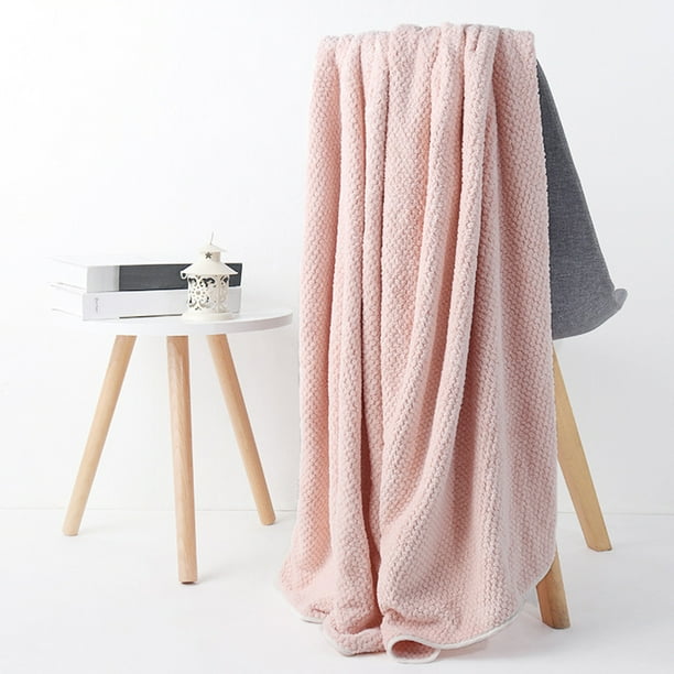 Toalla de baño extragrande, 71 x 140 cm, toalla de baño para adultos, suave, de fibra fina con alta absorción de agua, plegable y portátil, de algodón, para dormitorio,Wsvlmg