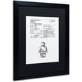 thumbnail image 2 of Trademark Fine Art "Lego Man Patent 1979 White" Canvas Art by Claire Doherty, Black Matte, Black Frame, 2 of 4