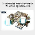 thumbnail image 3 of Self Powered  Door Bell, Loudspeaker, Automatic Ringing Push Button, Easy Installation, No Battery or Cable Needed, 3 of 7