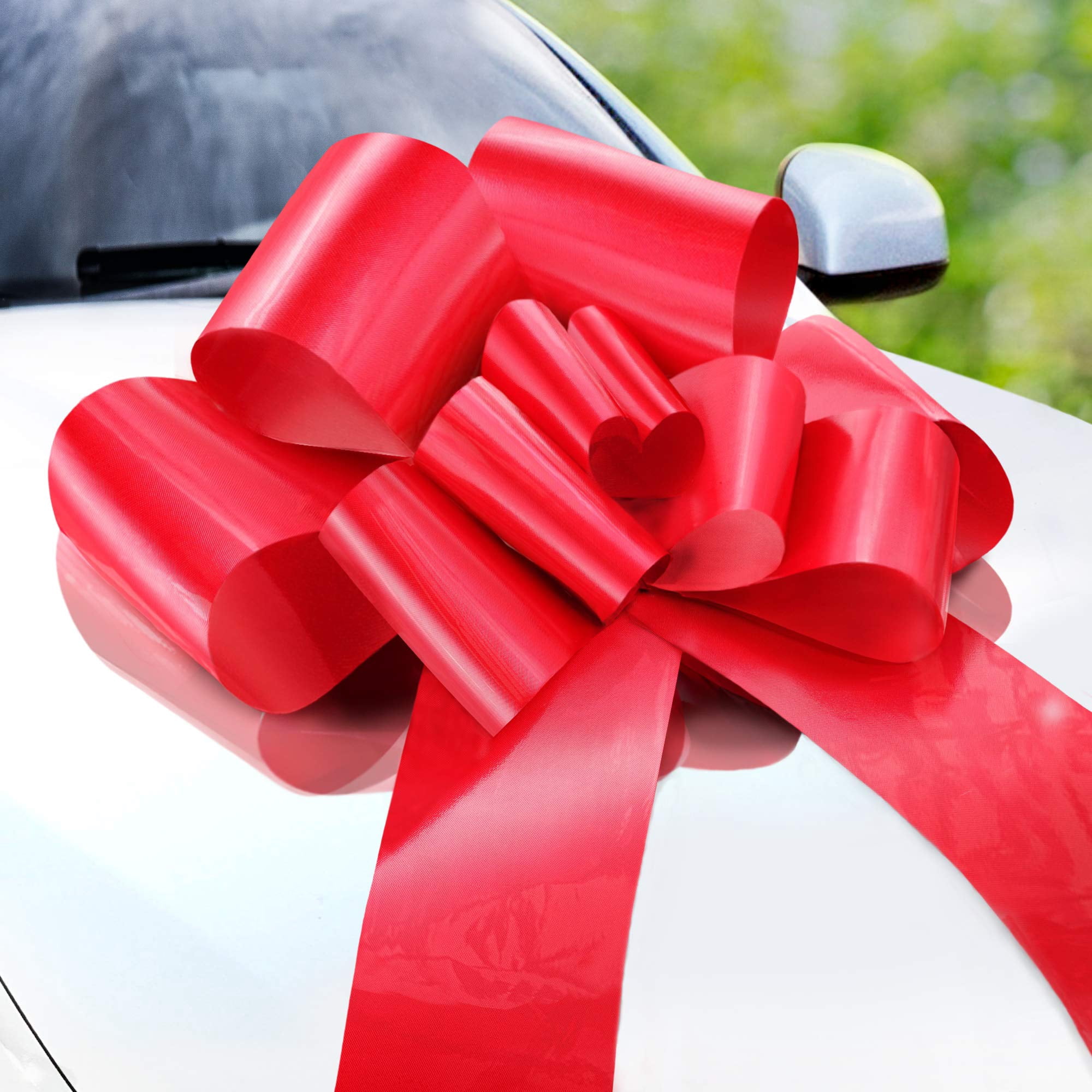 Zoe Deco 23 inch Giant Red Car Gift Bow