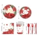 thumbnail image 3 of Christmas Themed Painting Holiday Disposable Tableware Party Supplies Holiday Party Decoration Set Christmas Decoration Disposable Tableware, 3 of 6