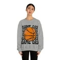 thumbnail image 4 of Retro Game Day Women's Basketball Lover Gift Vintage Unisex Sweatshirt, 4 of 6