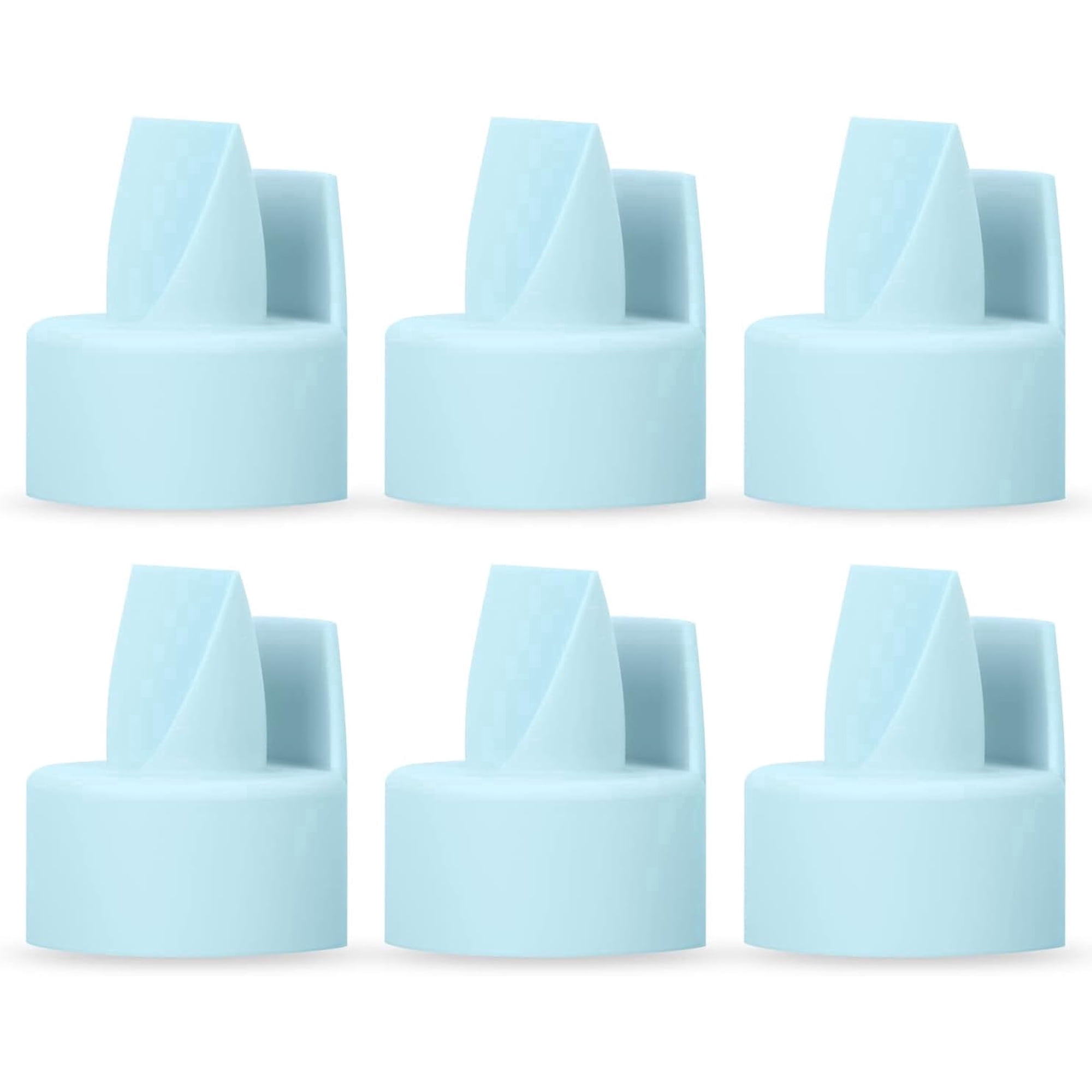 [6-Count] Papablic New Duckbill Valves for Spectra and Medela, Replaceable Duckbill Valves for Spectra S1 Spectra S2 valves and Medela Pump in Style, BPA/DEHP Free