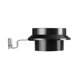 thumbnail image 4 of Wosthever Luz solar redonda de la cubierta de la prenda impermeable de la luz solar del canal del LED para la cerca de la casa del patio al aire libre Iluminación y accesorios Luz calida Wosthever HA025056-02, 4 of 6