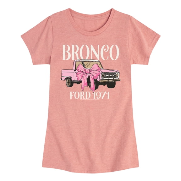 Ford - Bronco Bow - Youth Girls Fitted Short Sleeve T-Shirt
