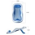 thumbnail image 2 of Support de bain pour bébé antidérapant, ergonomique et pliable, support de couchage pour bébé, bleu, 2 of 4
