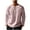 Pink, variant on Kukoosong Men's Solid Color Casual Long Sleeve V-Neck Shirt with Tie Detail Men Pullover Tops