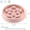 thumbnail image 2 of Slow Feeder Dog Bowl Slow Stop Dog Food Water Bowl with Funny Pattern, 2 of 7