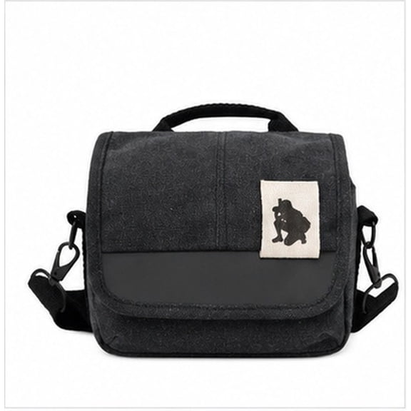 HONMEET Black Sling Camera Bag Compact Camera Case Protective Carrying Pouch 1 Piece