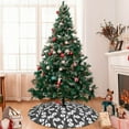 thumbnail image 7 of Rateoe Tulips Flowers Print Christmas Tree Skirt 30" for Xmas Holiday New Year Party Circle Tree Mat Ornaments Decoration, 7 of 7