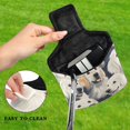 thumbnail image 4 of Haosy Cartoon Golden Retriever Golf Mallet Putter Cover Strong Magnetic Leather Golf Club Headcover Closure, 4 of 7