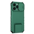 thumbnail image 4 of Nalacover Case for Apple iPhone 13 Pro, with Camera Cover Kickstand [Protective & Slim Fit] [Anti-Scratch & Anti-Fingerprint] Sliding Lens Cover Protection for iPhone 13 Pro 6.1 inch, Darkgreen, 4 of 12