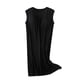 thumbnail image 2 of Camisón largo con tirantes para mujer, pijama de talla grande, vestido de casa para mujer, vestido de pijama corto con almohadilla para el pecho, estilo fino, camiseta sin mangas integrada, camisón de, 2 of 6