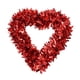 thumbnail image 1 of Guirnaldas artificiales de corazones de San Valentín con oropel rojo para decoración de bodas, 1 of 9