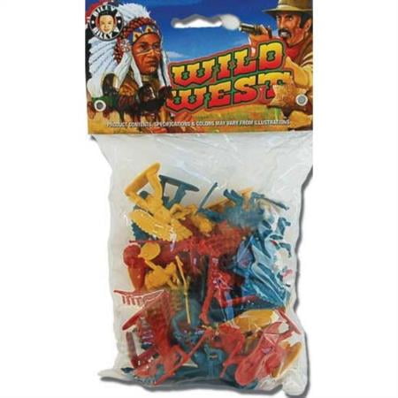 Billy V Toys Wild West Bag Of Cowboys Collectible Plastic Soldiers 42002 
