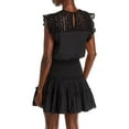thumbnail image 2 of Aqua Womens Crochet Mini Fit & Flare Dress, 2 of 2