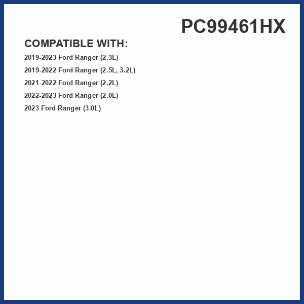 PUREFLOW PC99461HX HEPA Cabin Air Filter | Fits 2019-2023 Ford Ranger 2.3L; 2019-2022 Ranger 2.5L, 3.2L; 2021-2022 Ranger 2.2L; 2022-2023 Ranger 2.0L; 2023 Ranger 3.0L