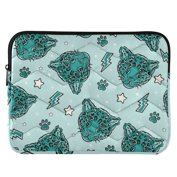 ALAZA Love Leopard Pattern Laptop Sleeve Case for 13-14 Inch Computer Cover Bag Medium
