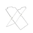 thumbnail image 2 of AMERTEER Plastic Bag Rack Stainless Steel Garbage Bag Stand Collapsible Multifunctional Trash Bag Shelf Stable Trash Bag Holder Practical Kitchen Tool for Home Kitchen Trash Bag Towel, 2 of 11