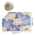 thumbnail image 4 of Qxltty Beige Peony Leather Drying Mat for Kitchen Countertops Coffee Mats Hide Stain Quickly Absorbs Water Tableware Decor, 4 of 6