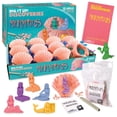thumbnail image 1 of Kit de excavación MindWare ¡Desentiérralo! Sirenas Discoveries con 12 conchas, 1 of 9